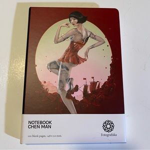 Chen Man Fotografiska journal New/sealed 100 page, 8”x6” ribbon book mark